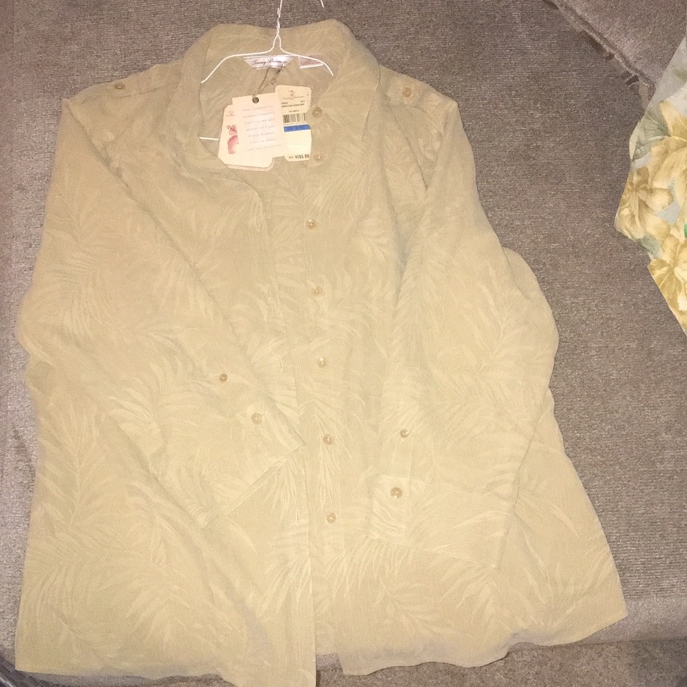 Tommy Bahama Nubian Leaves Jaquard Shirt